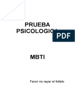 Prueba Psicologica MBTI