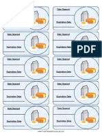 Dairy Expiration Labels PDF