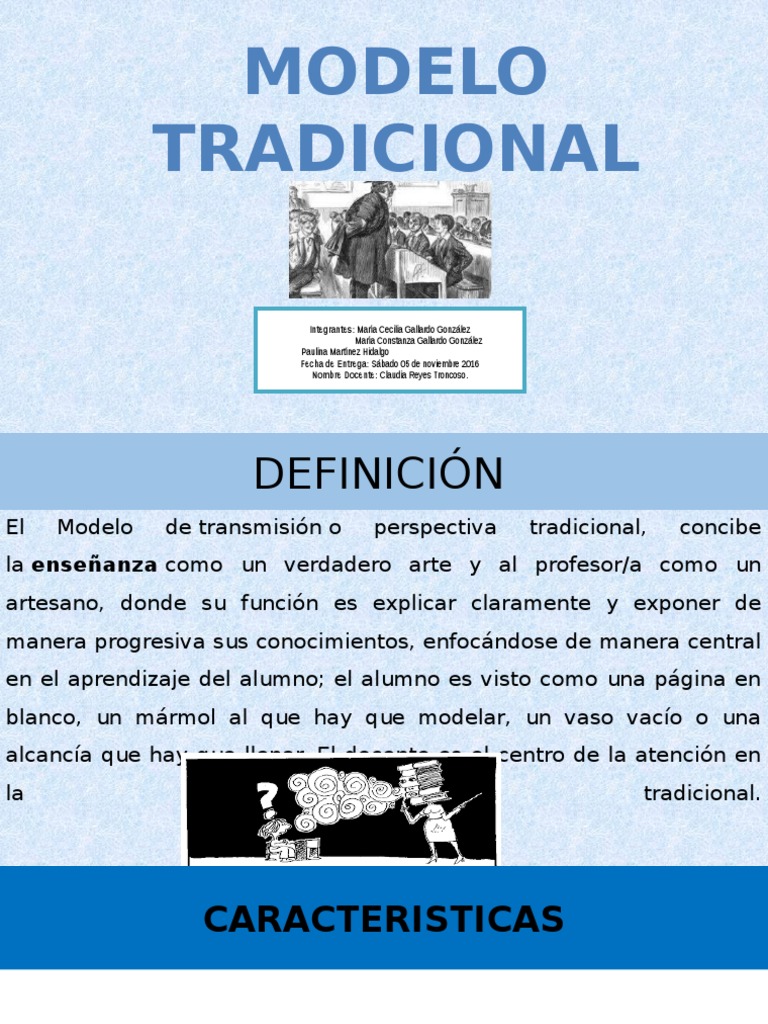 Modelo Tradicional | PDF | Diccionario | Maestros