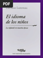 El idioma de los niños [Luciano Lutereau].pdf