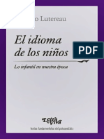 El idioma de los niños [Luciano Lutereau].pdf