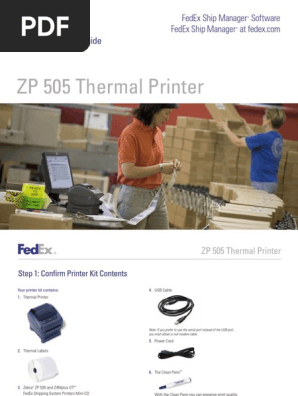 fedex zebra printer driver