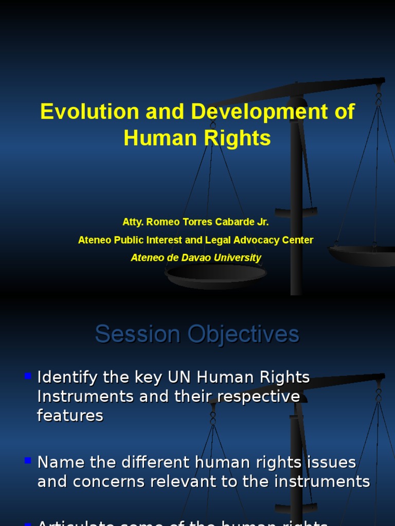Evolution and Development of HR | PDF | Torture | Human Rights