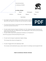 Learner Profile Reflection Sheet PT Conferences 2