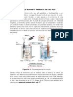 Potencial Normal o Estándar de Una Pila