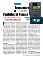 Variable Frequency Drives for Centrifugal Pumps