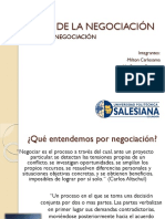 Bases de La Negociación