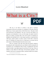 18140452 Lewis Mumford What is a City