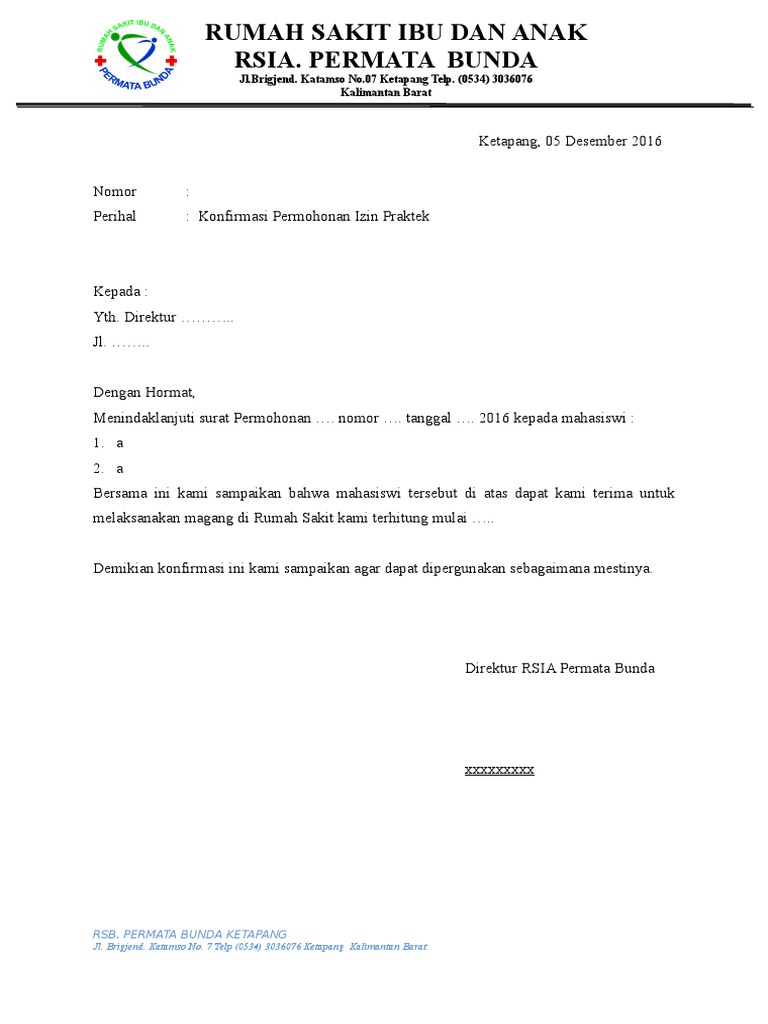 contoh surat konfirmasi piutang