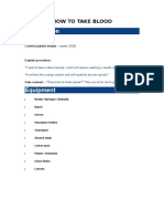 How To Take Blood: Introduce Yourself Confirm Patient Details - Name / DOB