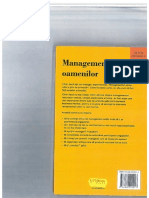 Managementul Oamenilor PDF