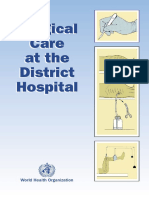 WHO - Surgical Care at The District Hospital (WHO 2003)