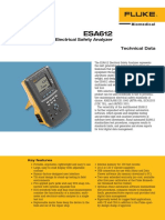 Electrical Safety Analyzer Technical Data: Key Features