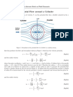 Potential Flow Around A Cylinder: An Internet Book On Fluid Dynamics