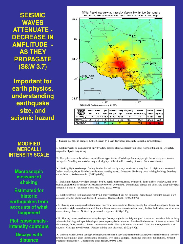 Seismic Wave Attenuation Mechanisms | PDF | Wavelength | Earthquakes