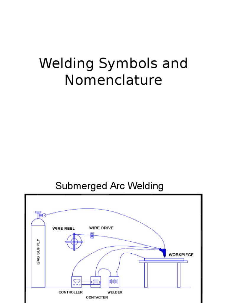 Welding Symbols Nomenclature | PDF
