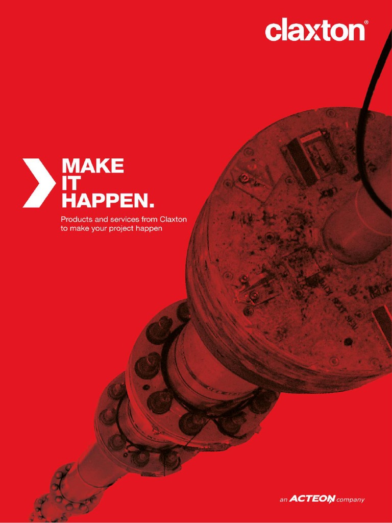 Claxton Products and Services Brochure | PDF | Subsea (Technology ...