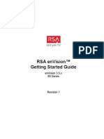 RSA EnVision 3.5.x Getting Started Guide 60 Series