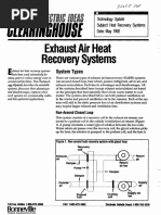 Exhaust Air Heat - Recovery Systems