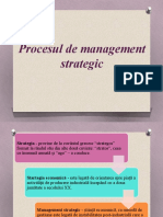 Procesul de Management Startegic
