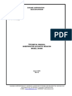 Dukane Corporation Seacom Division: Technical Manual Underwater Acoustic Beacon Model Dk480