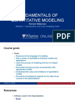 Module 1 Introduction and Essential Math