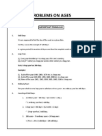 Problems On Ages PDF