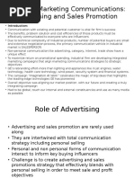 Business Marketing Communications: Advertising and Sales Promotion