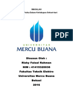 Makalah Aplikasi Fisika Dalam Kehidupan Sehari-Hari Rizky Faisal Rahman 41415320036
