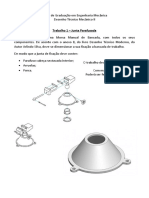 Projeto de Junta Parafusada - Trabalho 1