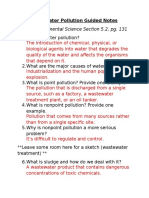 freshwater pollution guided notes