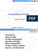 01 - Introduction To PL SQL
