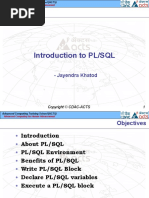 01 - Introduction To PL SQL