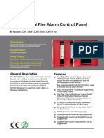 Conventional Fire Alarm Control Panel: Model: CK1004, CK1008, CK1016