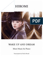 Hiromi Wake Up and Dream Sheet Music For Piano Transcription by Nicola Morali PDF