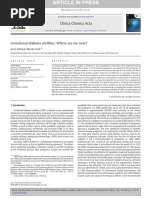 Gestational Diabetes Mellitus Where Are We Now