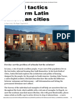 Radical Tactics Transform Latin American Cities - Reviews - Architectural Review