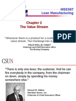 Chapter 2 the Value Stream