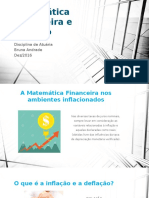 Matemática Financeira e Inflação