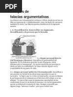 13 Tipos de Falacias
