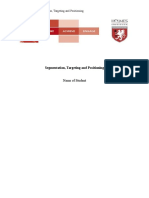 STP Analysis of Nestle and Colgate-Palmolive