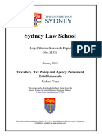 Sydney Law School: Legal Studies Research Paper No. 11/01