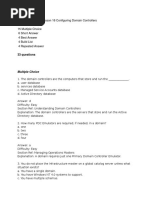 70-411 R2 Test Bank Lesson 16