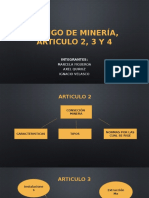 Codigo de Minería, Articulo 2, 3