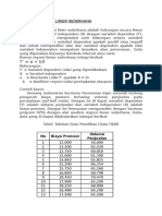 Analisis Regresi Linier Sederhana11