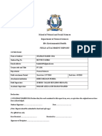 School of Natural and Social Sciences Department of Natural Sciences BSC Environmental Health Field Attachment Report