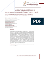 Evaluación Curricular Del Programa de Doctorado en Educación de La Universidad Autónoma de Tlaxcala A Través de Los Indicadores de Eficiencia de Los Estudiantes
