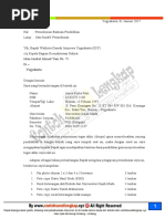 Contoh Surat Permohonan Bantuan Dana Pendidikan (Skripsi)