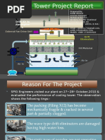 Cooling Tower Project Report: Drift Air To Atmospher e