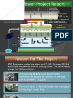Cooling Tower Project Report: Drift Air To Atmospher e